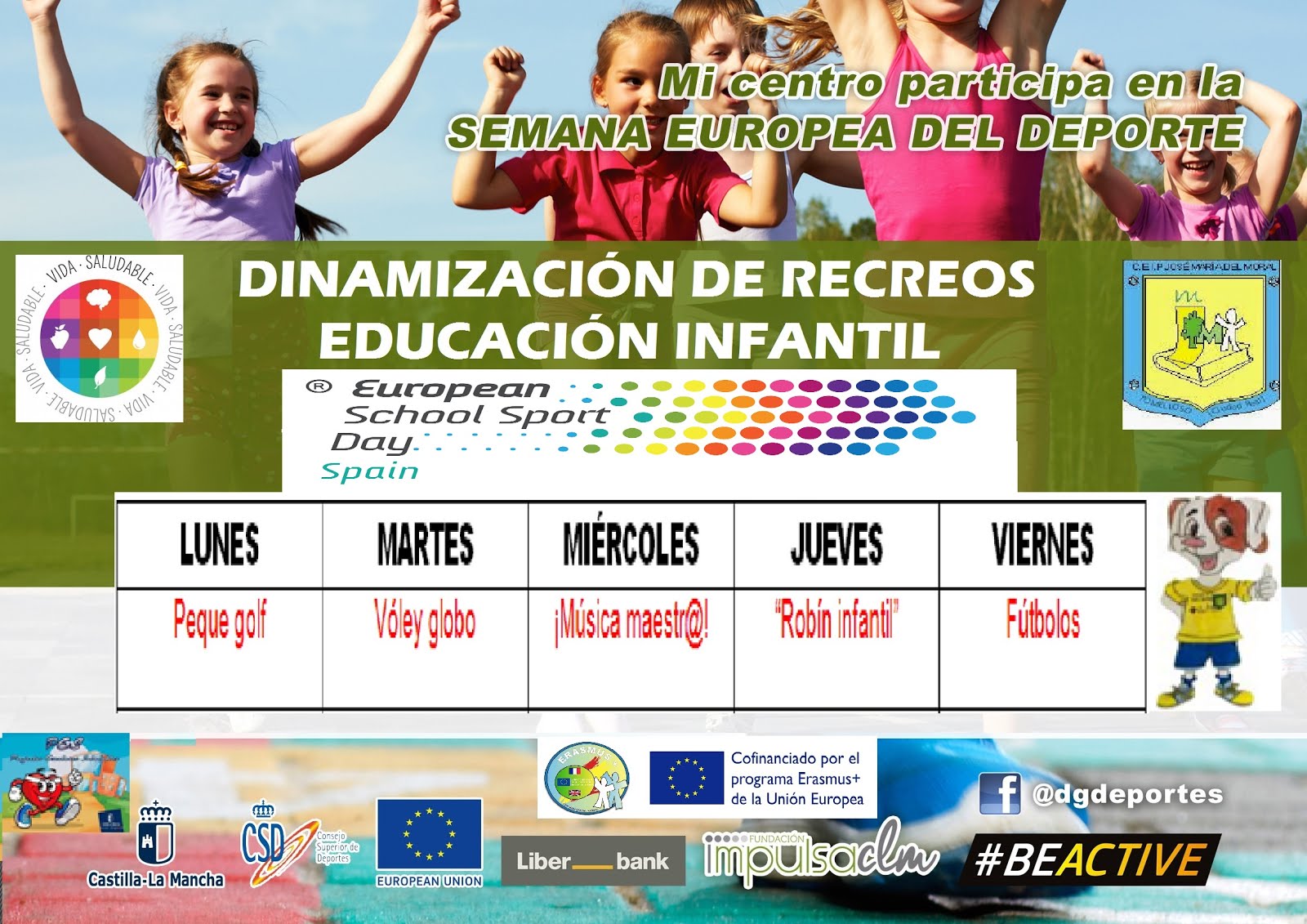 DINAMIZACIÓN DE RECREOS EN INFANTIL