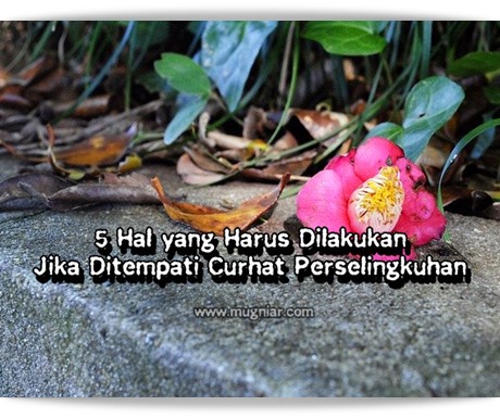 5 Hal Yang Harus Dilakukan Jika Ditempati Curhat Perselingkuhan Mugniar Mamak Blogger Makassar