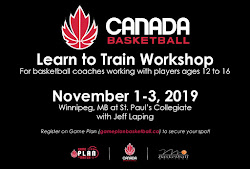 REMINDER: NCCP "Learn to Train" Basketball Coaches Workshop Set for Nov 1-3, 2019 in Winnipeg 