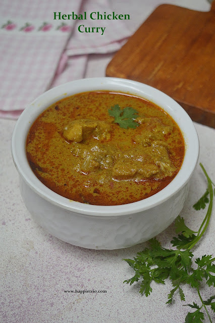 Herbal Chicken Curry Recipe | Green Chicken Curry