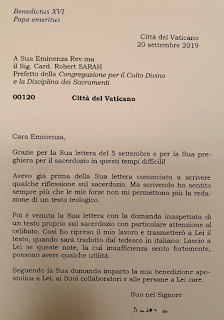 Las cartas de Ratzinger