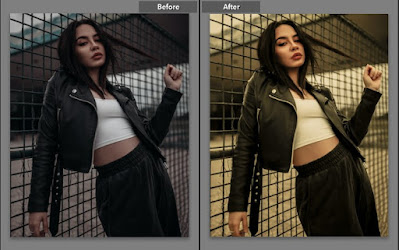 preset warna hijau filter lightroom