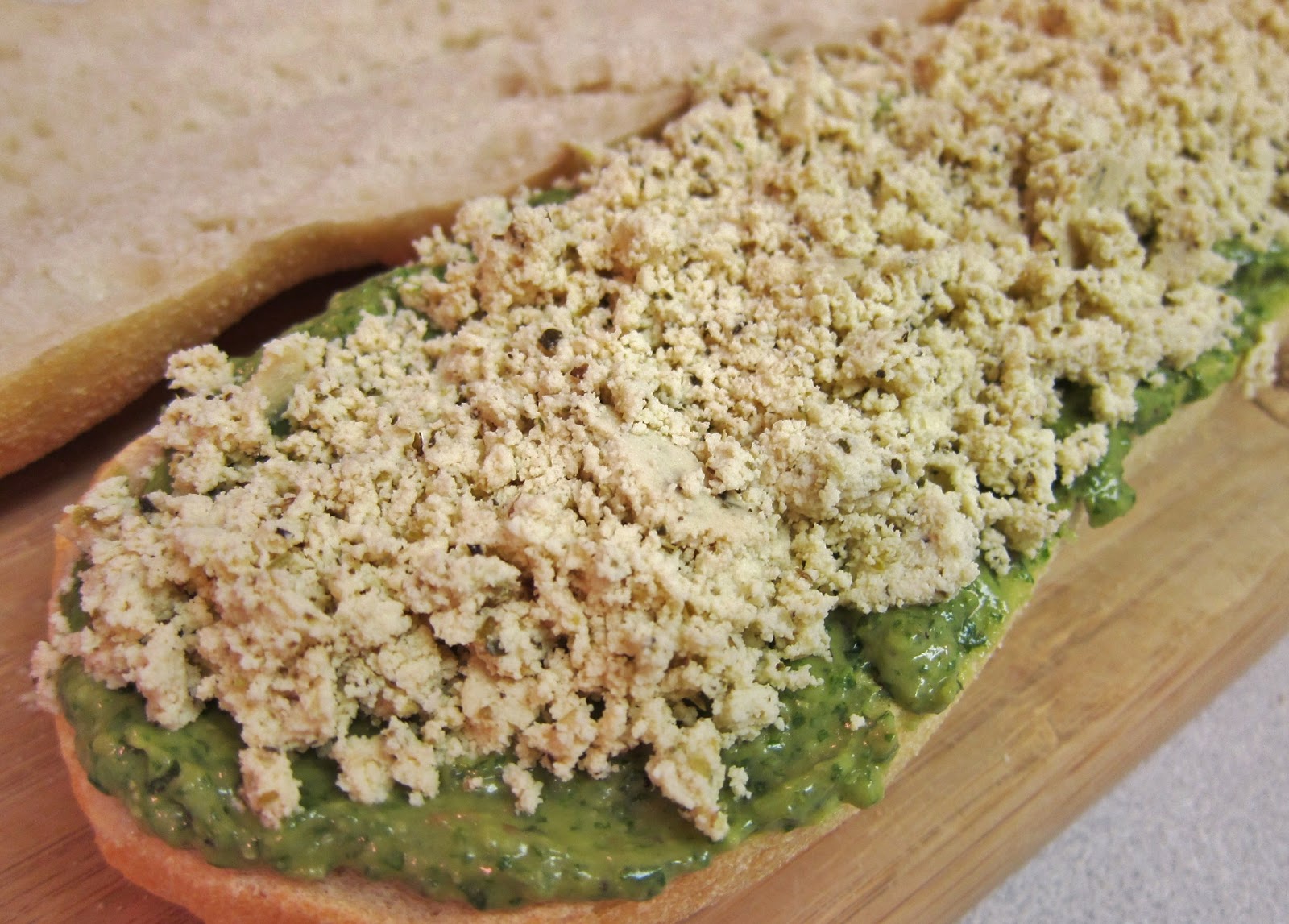 The Vegan Chronicle Roasted Pepper, Tomato, and Feta Sandwich with