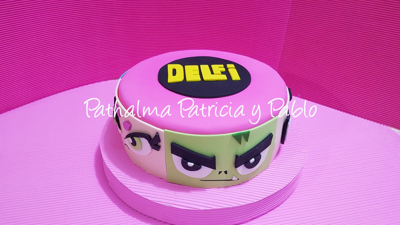PATHALMA : Patricia y Pablo: pastel de jovenes Titanes- TEEN TITANS GO! CAKE