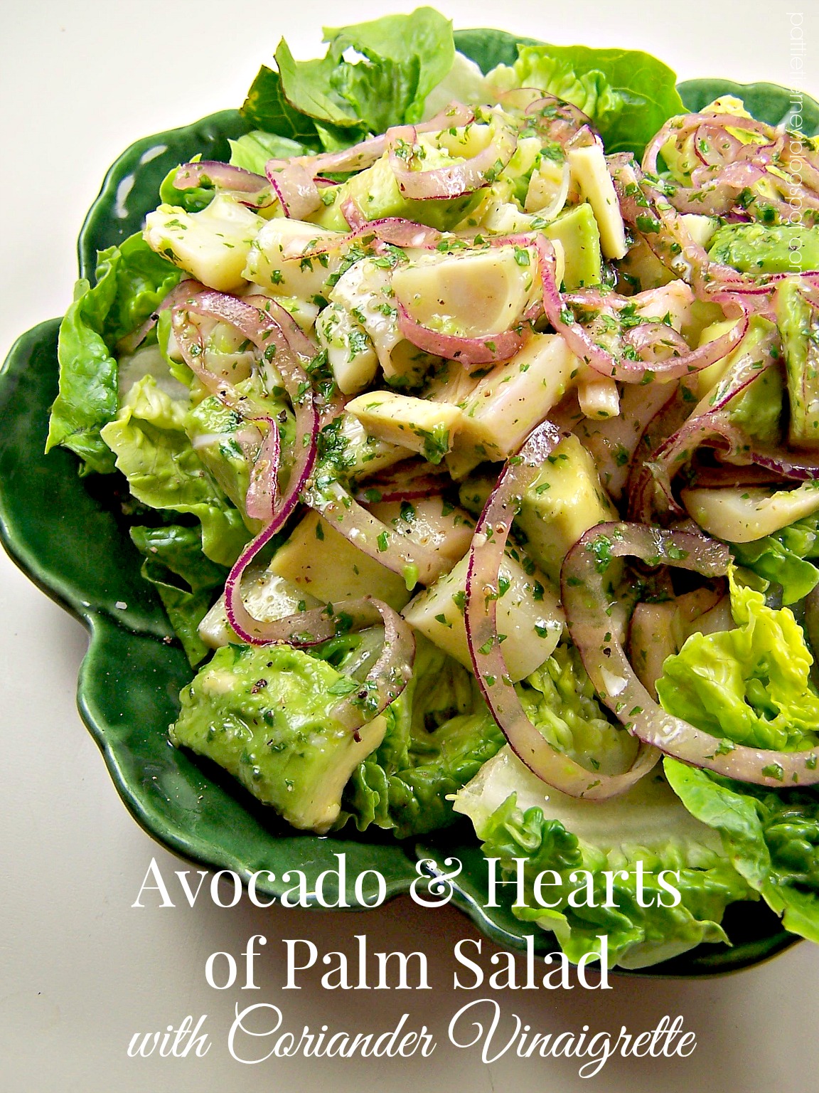 OllaPodrida Avocado & Hearts of Palm Salad with Coriander Vinaigrette