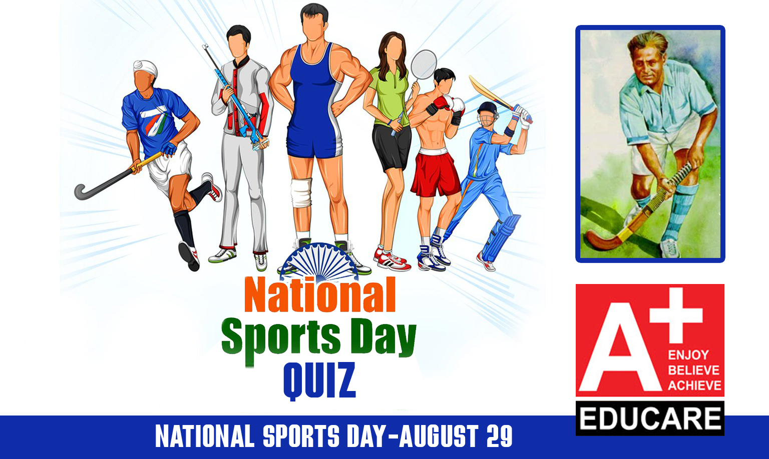 Aplus Blog ദേശീയ കായികദിനം/ NATIONAL SPORTS DAY ONLINE QUIZ