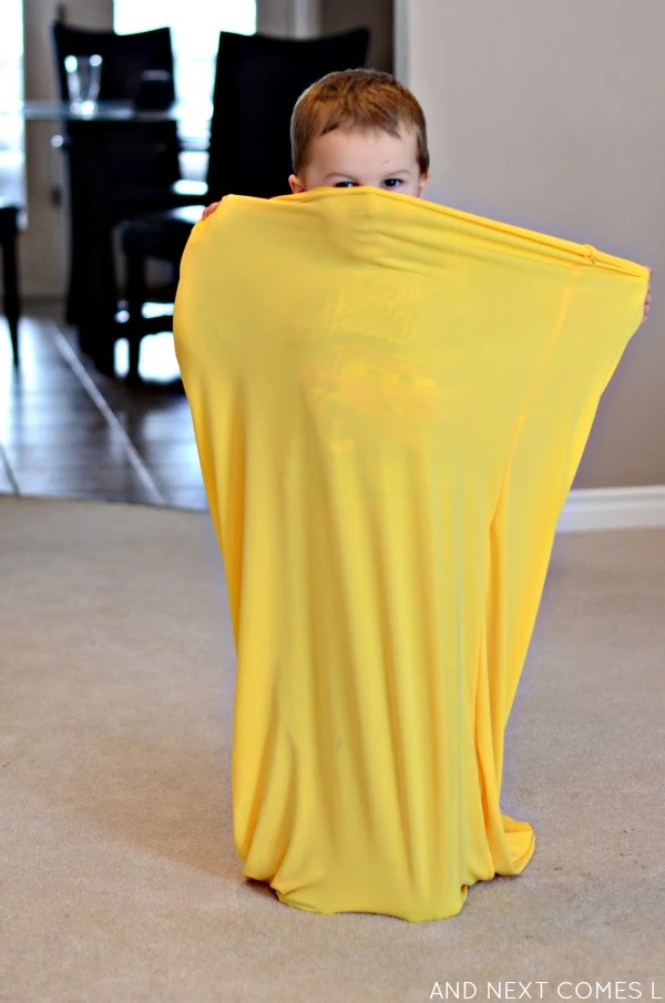 How to Make a DIY Sensory Tunnel And Next Comes L Hyperlexia Resources