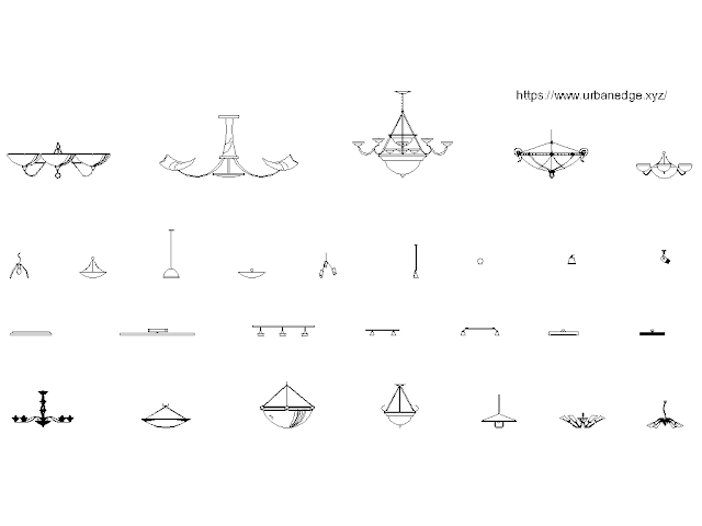 Ceiling Light  dwg cad blocks free download - 25+ free cad blocks