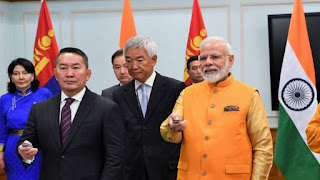 Mongolian president visit to India