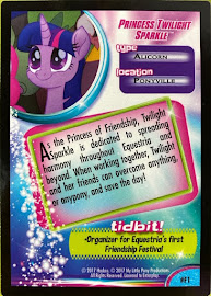 My Little Pony Twilight Sparkle MLP the Movie Trading Card