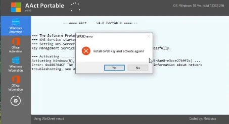 cara menggunakan windows activator cara aktivasi windows 10 dengan aact