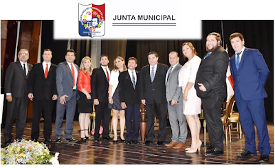 Fernando de la Mora: El Presidente de la Junta Municipal presento su informe anual. 