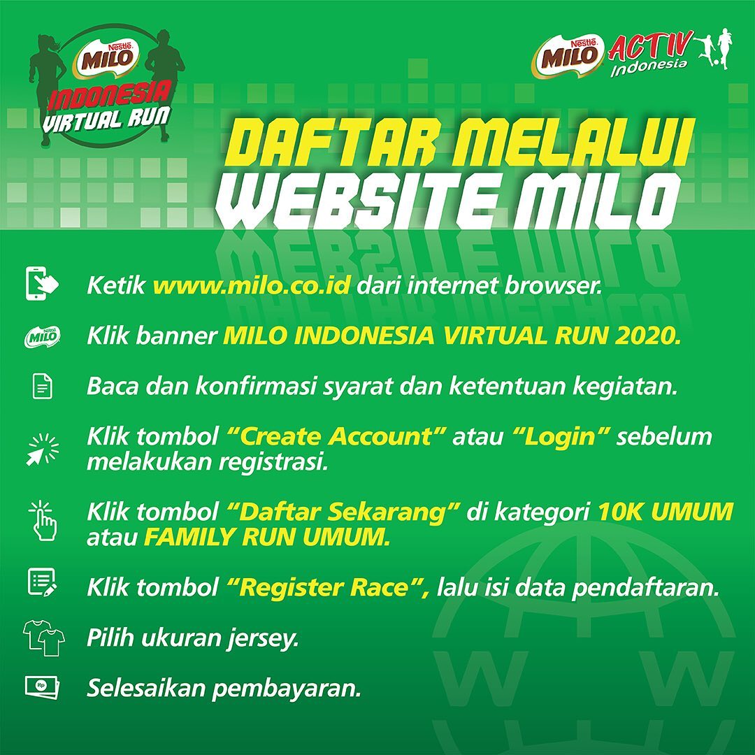 Milo Indonesia Virtual Run • 2020 Milo Indonesia Virtual Run • 2020