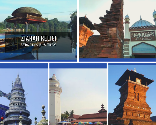 zona religi paket trac bus ziarah religi