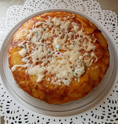  فكرة عشاء بسيطة وسريعة طورطية البطاطس السريعة بدون فرن