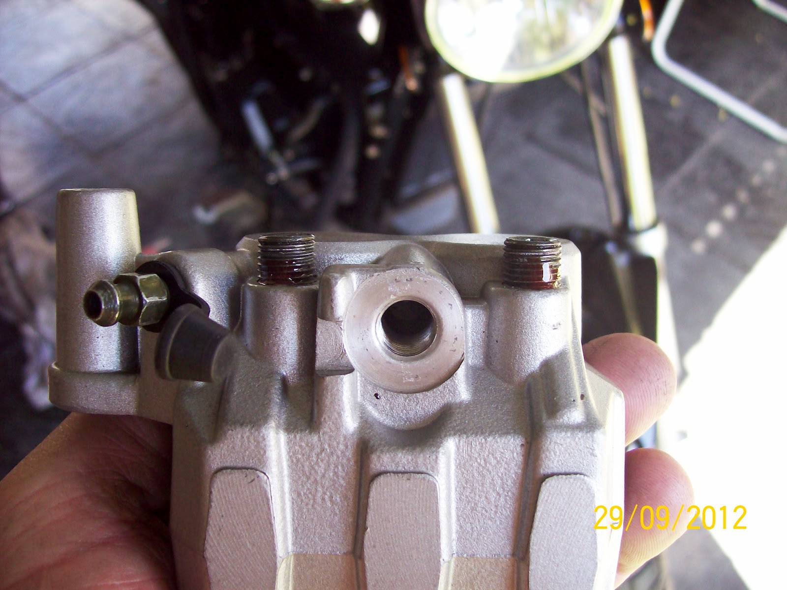 Mi Jawa 350 Ruta 40 Desarmado Caliper de Freno Trasero Jawa 350 R40