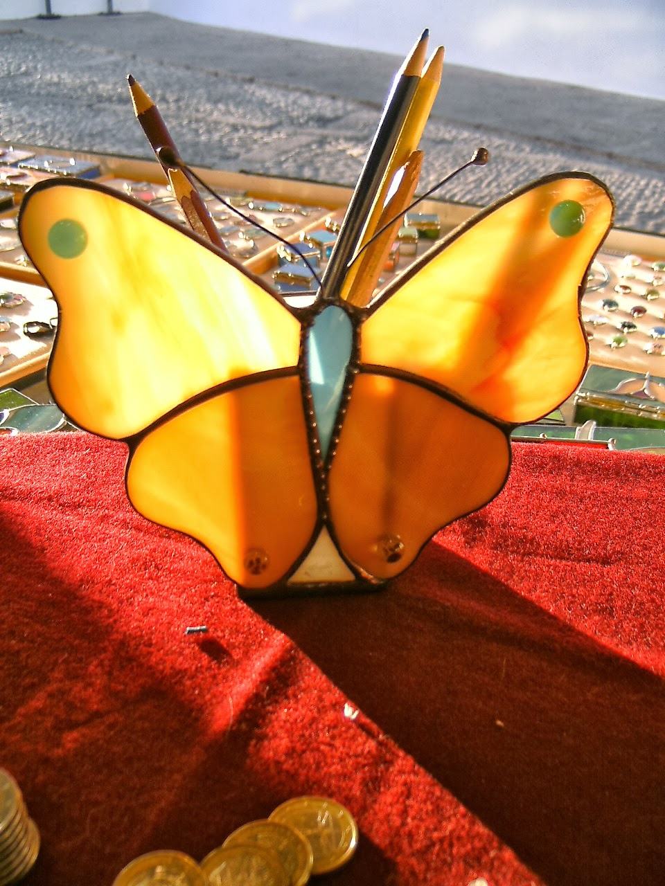 Una mariposa