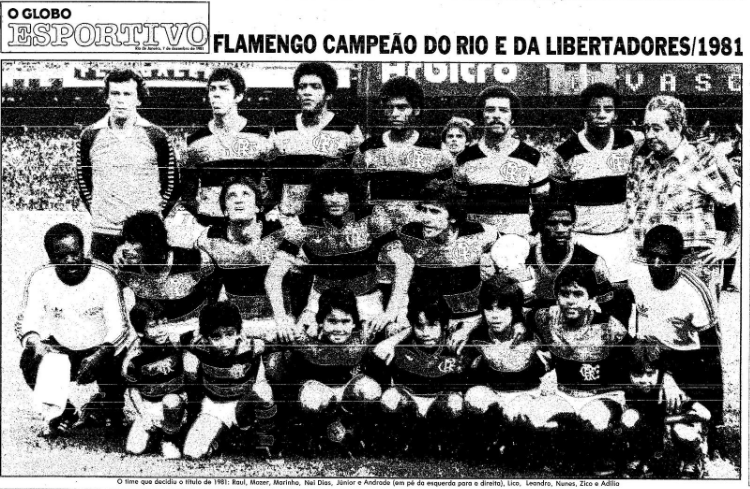 BUTECO DO FLAMENGO Campeonato Carioca... De 1981!