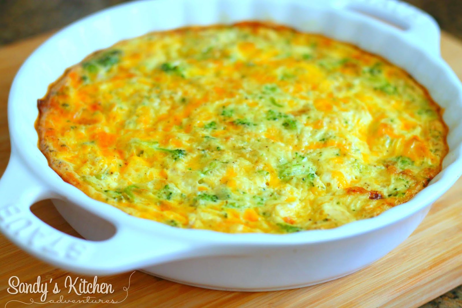 Turkey Broccoli Cheddar Quiche Sandy's Kitchen