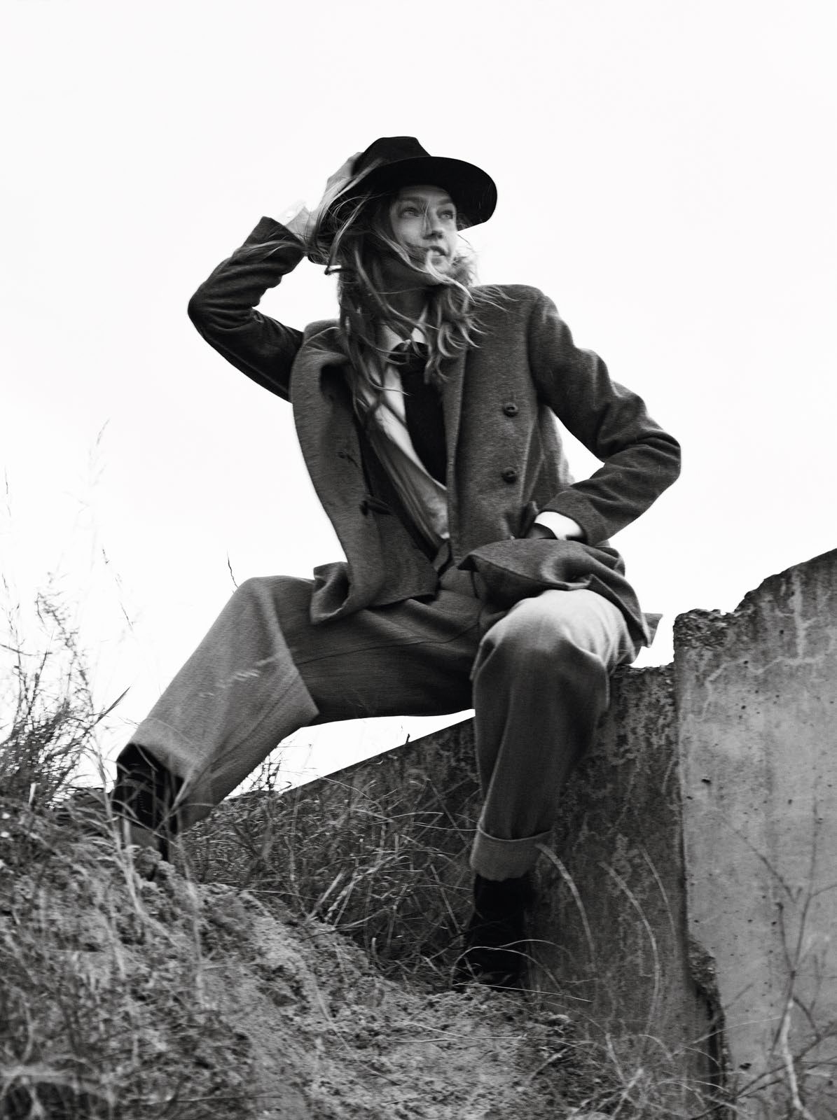 Sasha Pivovarova in Vogue Paris November 2016 by Gregory Harris