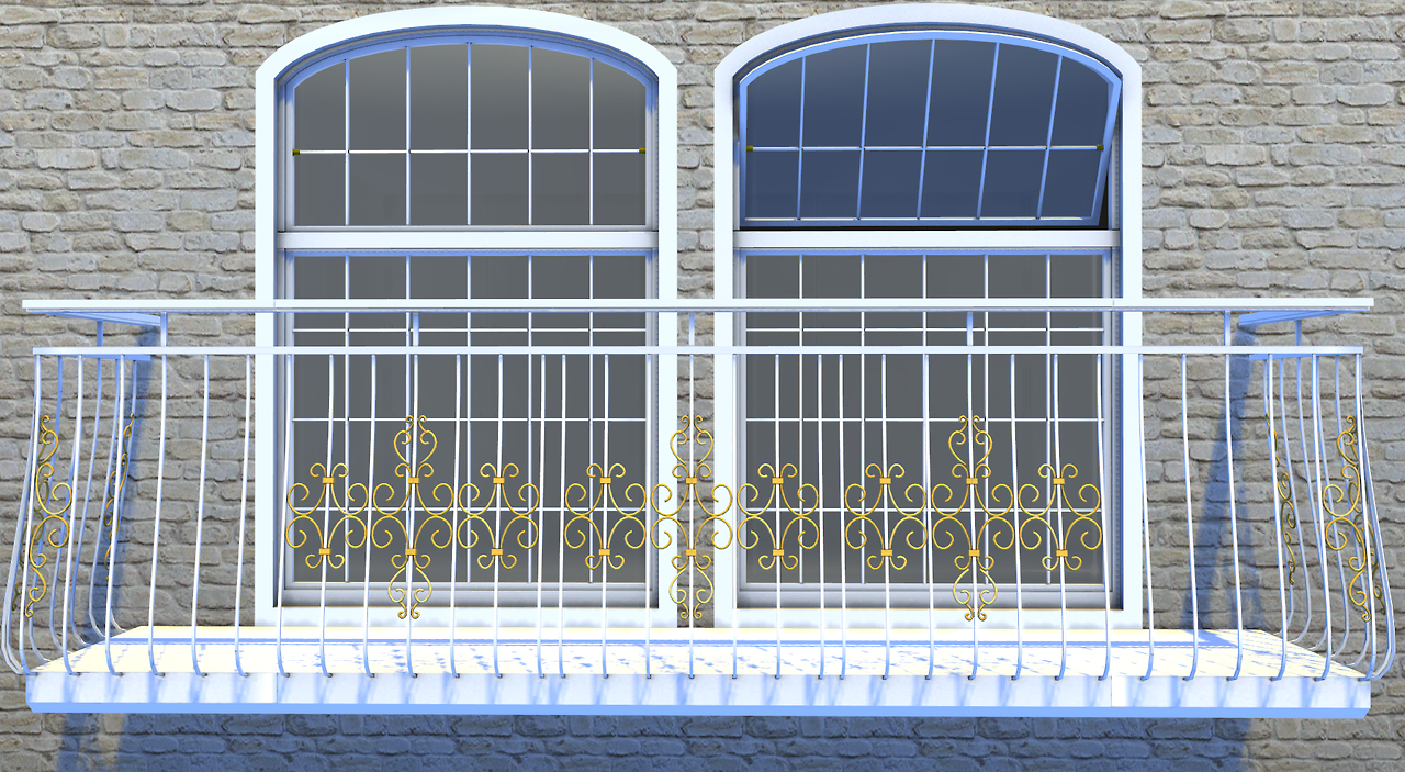 Sims 4 French Balcony
