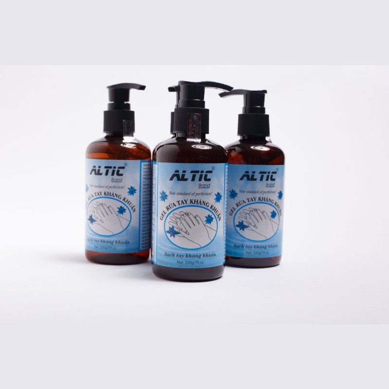 Aticomia Combo 2 chai gel rửa tay kháng khuẩn Altic