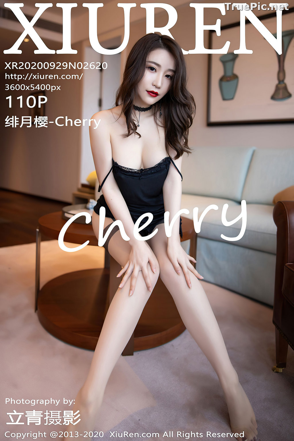Image XIUREN No.2620 - Chinese Model - 绯月樱-Cherry - Sexy and Mysterious Black - TruePic.net - Picture-111