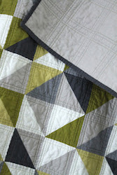 quilt quilts geometric quilting grey square triangle pattern modern boy half patterns simple craftyblossom designs triangles gray patchwork handmade easy