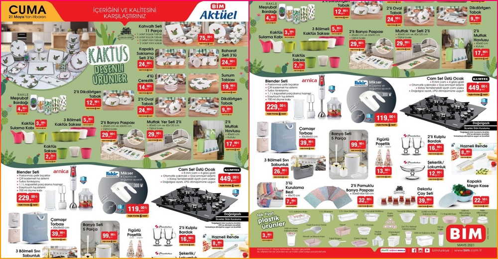 21 Mayıs 2021 Tarihli Bim Market Aktüel Ürünleri ve 21 Mayıs 2021 Tarihli Bim Market Aktüel Ürünleri ve