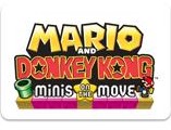 Portada de Mario and Donkey Kong: Minis on the Move para la tienda virtual de la Nintendo 3DS