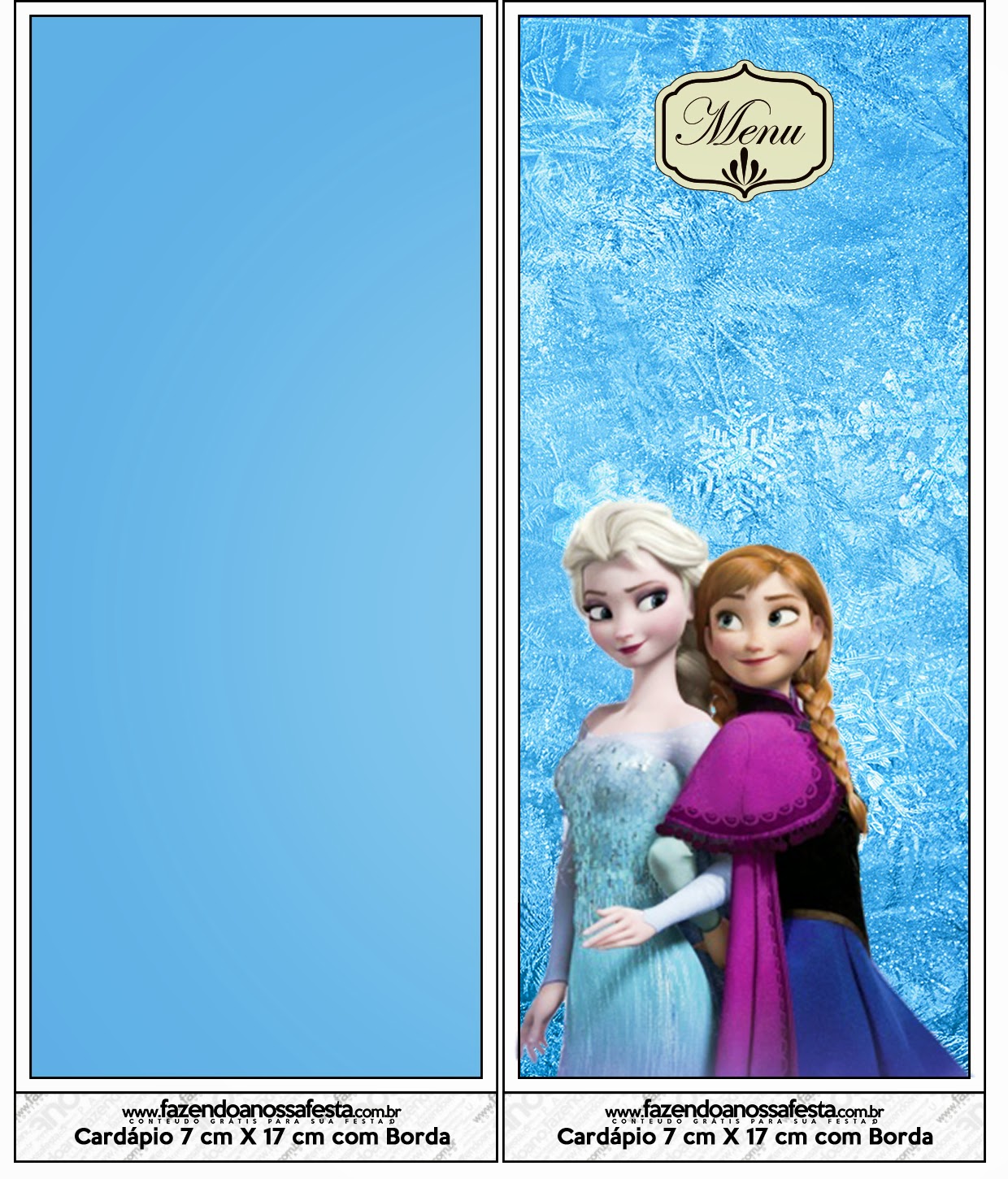 Frozen Tarjetería e Imprimibles para Candy Bar, Gratis. Ideas y