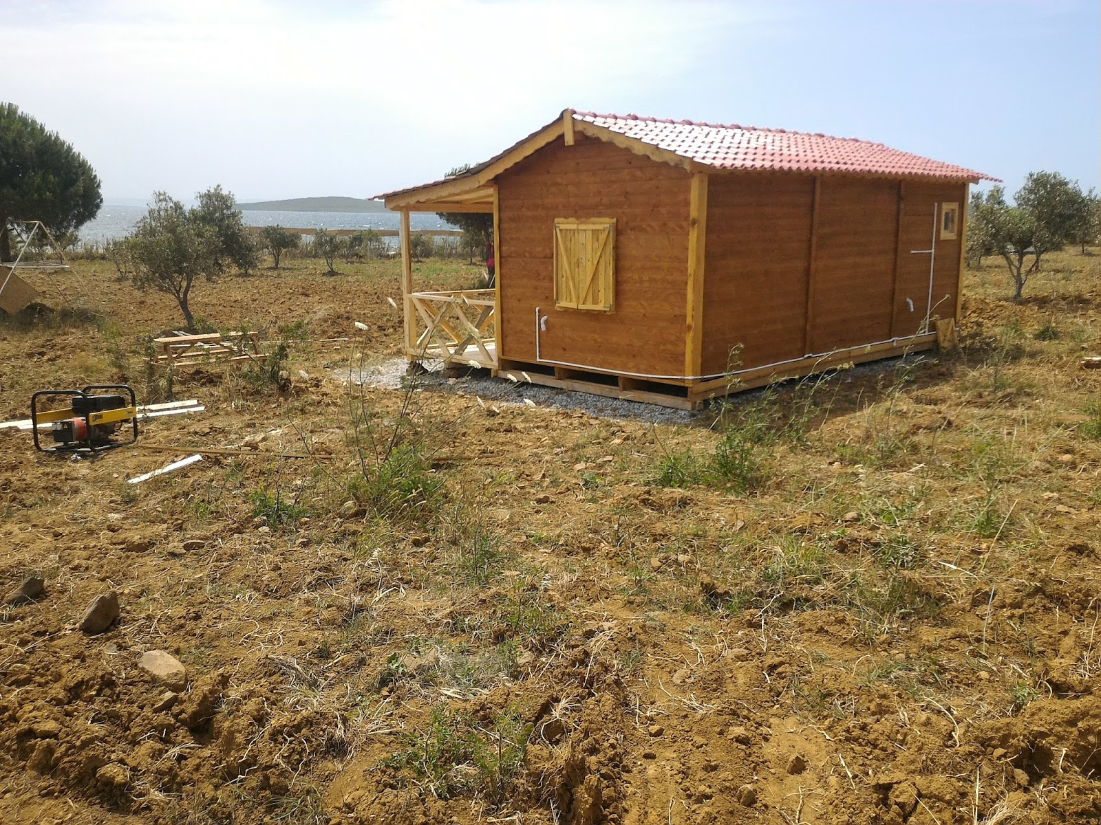 Ahşap ev 30 m2 kütük ev 05355572305
