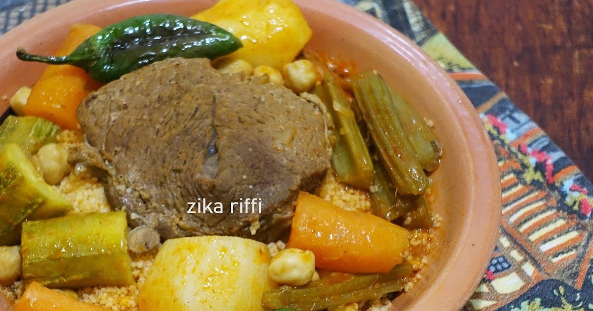 Couscous berbère à et au veau (كسكسي شعير )