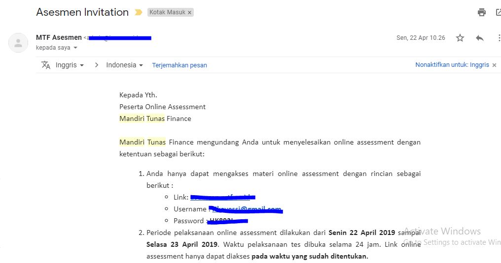 Jobseeker Pengalaman Seleksi Management Trainee Mt Mandiri Tunas Finance Aksara Secangkir Kopi By Rika Yesi A