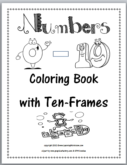 Learning Ideas - Grades K-8: Math Coloring Book - Numbers 1-10 for Kids