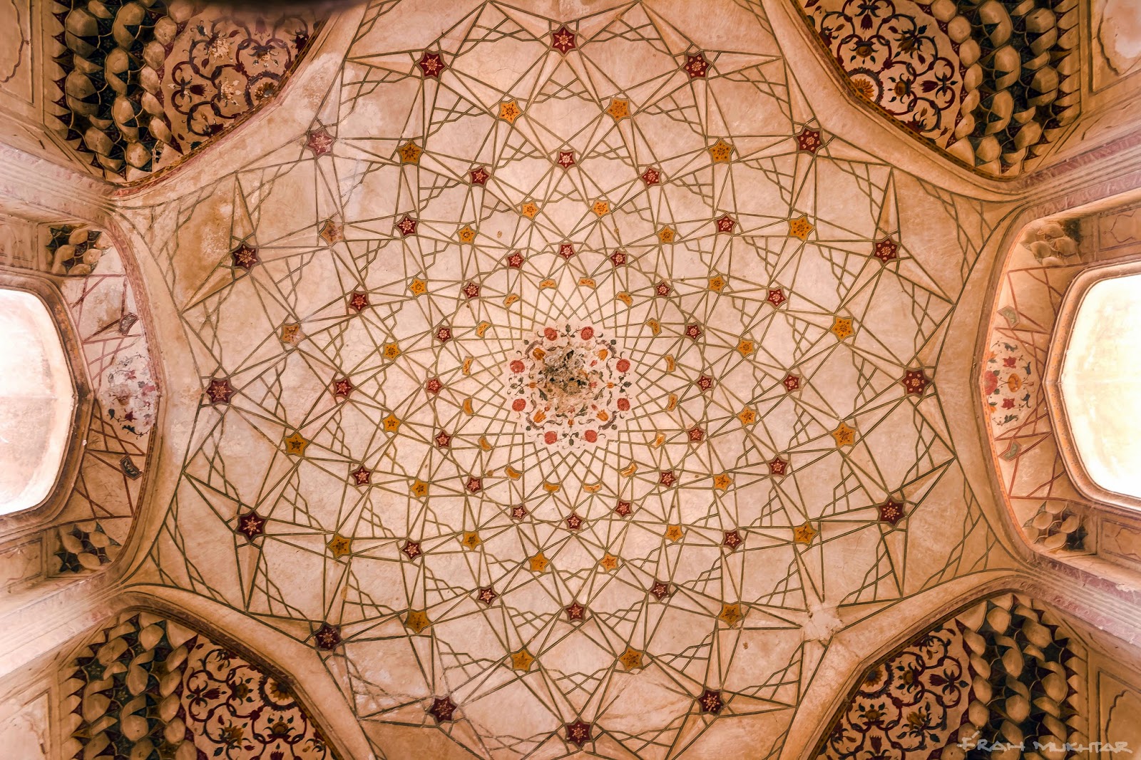 For the Love of Geometry Mughal Architecture Inside of Dome at Dai