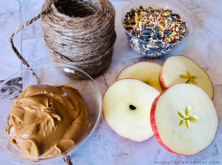 Apple Bird Feeder Messy Little Monster