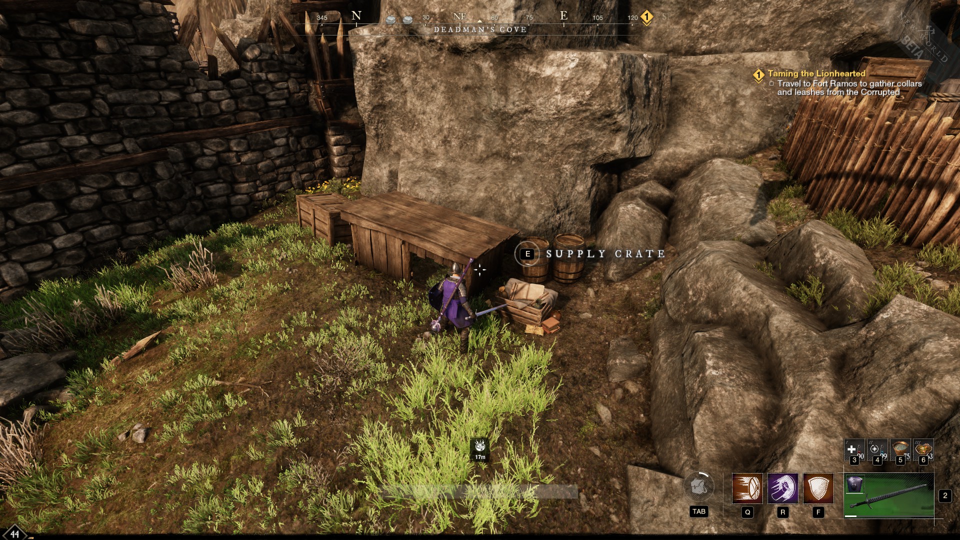 New World Deadman's Cove chest locations