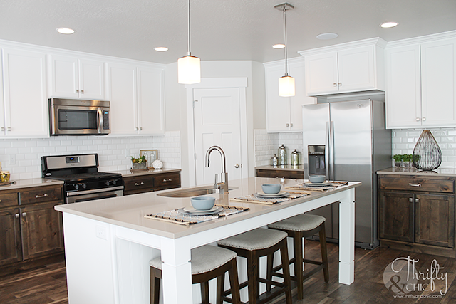 Kitchen decorating idea and model home tour