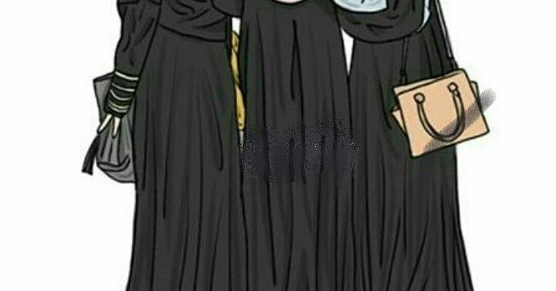 34+ Gambar Kartun Muslimah Bercadar Dengan Sahabat | Design Kartun.