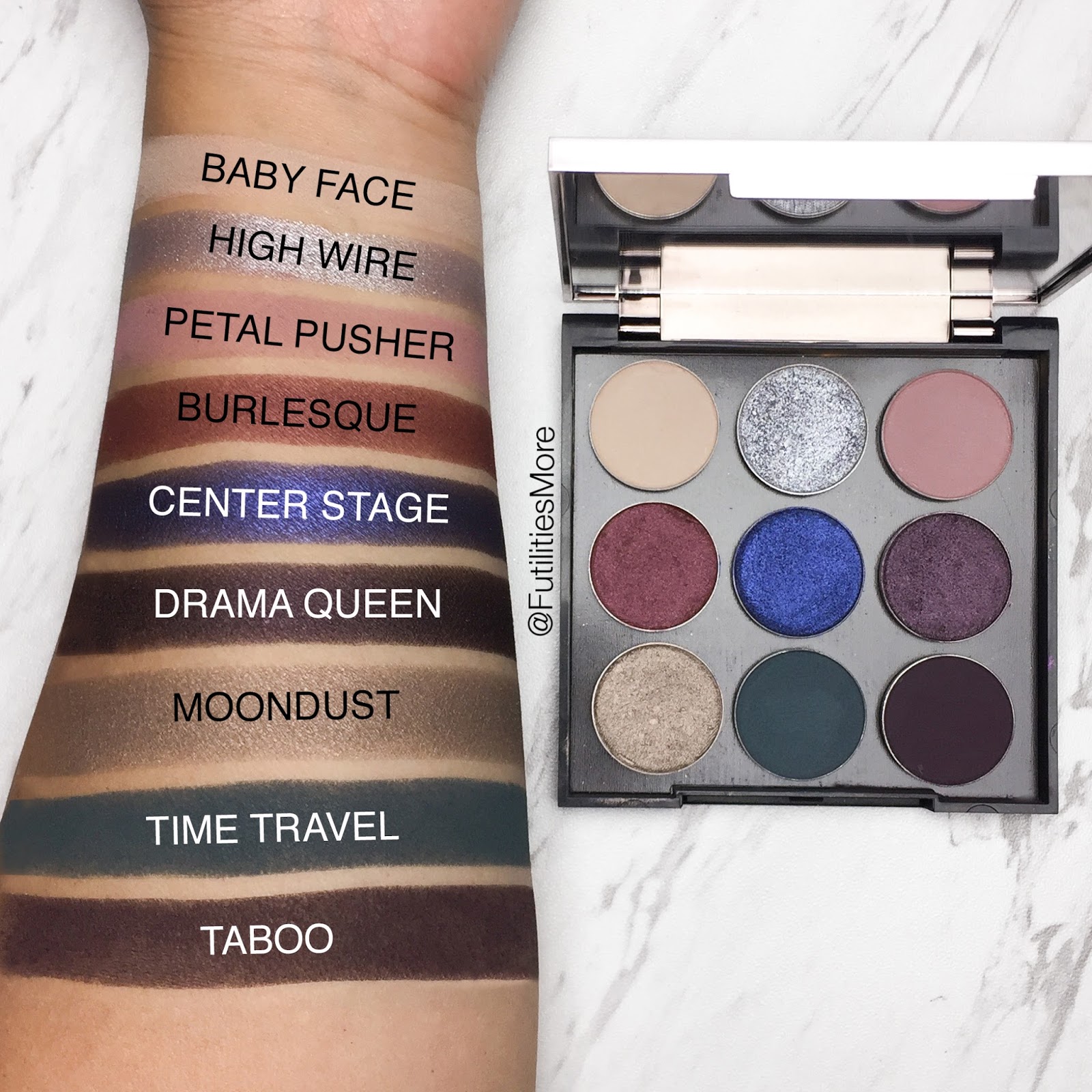 Kylie Cosmetics Holiday palette dupes with Makeup Geek eyeshadows