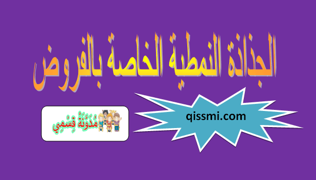 الجذاذة النمطية للفرض الكتابي