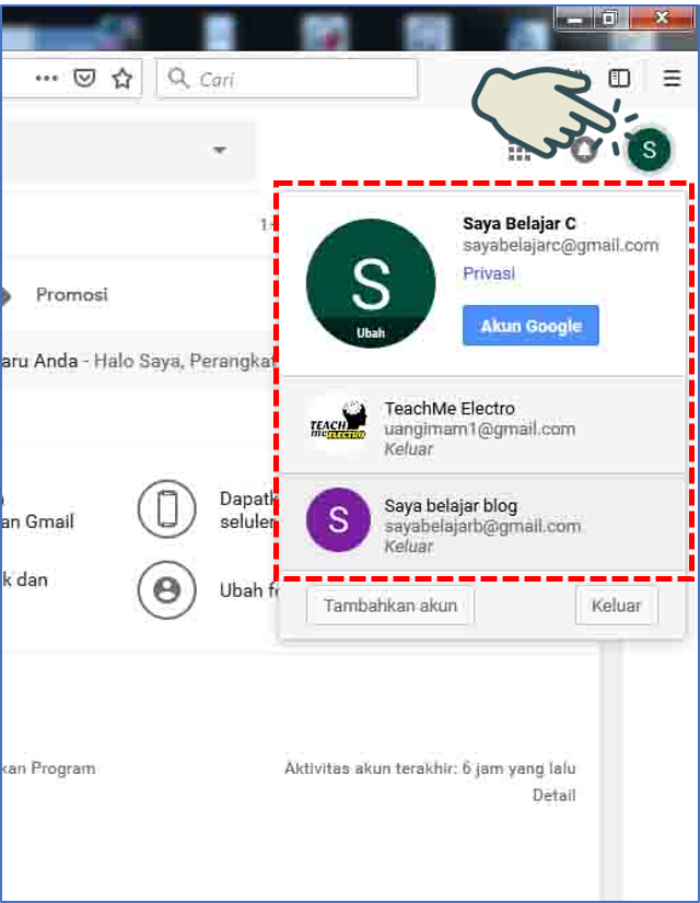 Cara Log Out Akun Google Di Laptop