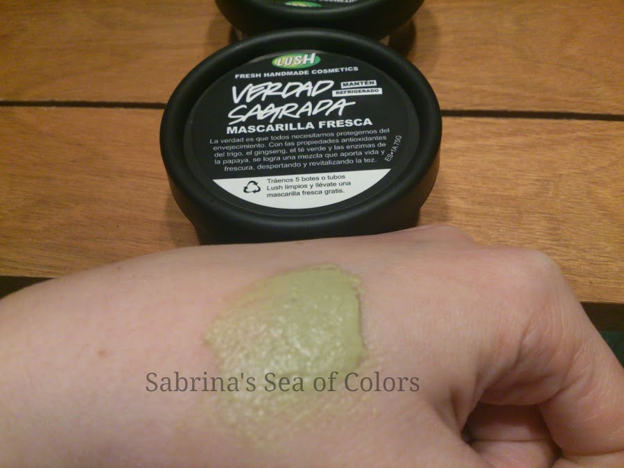 mascarilla lush verdad sagrada