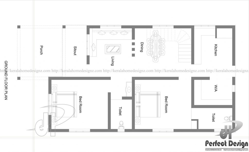 Looking for a small house plan that you can build on your small home lot? Here are 40 house designs that you may consider from Kerala Home Designz. These houses can be built in less than 100 square meters home lot.  House Design No. 1 — A simple and beautiful house with a total living area of 99 square meters. It has two bedrooms, a porch and sits outs. It has two bathrooms — one is attached in the master bedroom while the other is a common toilet and bath between the kitchen and dining area.  House Design No. 2 —  A cute house plan with an area of 96 square meters. The two bedrooms have their own bathroom. Homeowners can also enjoy outdoor with its porch and sit out!  House Design No. 3 — A fashionable one-story home you can build designed with a floor area of 79 SQM. It has two-bedrooms with two-bathrooms — one is attached while the other is common. A parking area for one car is included in this plan.   House Design No. 4 — A modern boxy house with a total area of 90 SQM. This house plan has two bedrooms and two bathrooms. Practical ideas for families with three to four members.   House Design No. 5 — A beautiful small house design with a roof deck. This house plan is designed to have two bedrooms and two bathrooms with a total area of 77 SQM.  For those who are looking for extra space, the roof deck is perfect!  House Design No. 6 — This one is a small and stylish house with a total living area of 80 SQM. It has two bedrooms and two bathrooms. It has a small terrace and a porch that you may convert into a small garage.   House Design No. 7 — Another simple house with two-bedrooms and two bathrooms. This house is for people who want to live small and