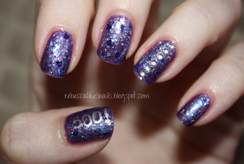 rebecca likes nails: my 500th post, featuring Sonoma Sunset!