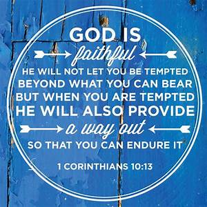 1 Corinthians 10 13 1 Corinthians 10 13