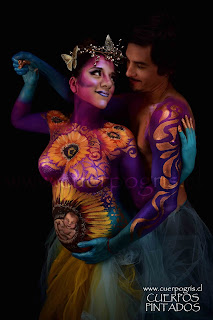 cuerpos pintados embarazada bodypaint pregnat