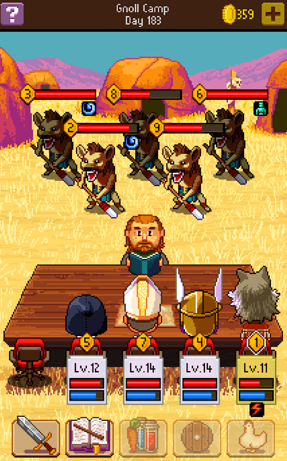 Free Download Knights of Pen & Paper 2, Gratis Android Game