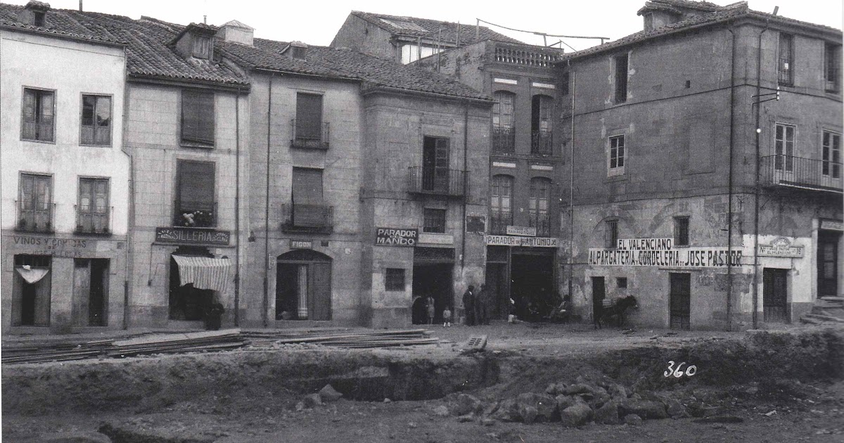 Salamanca en el ayer: Las Casas "Colgantes" la Plaza del Peso